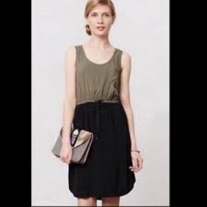 Two-Tone Sleeveless Dress
